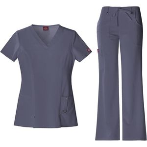 Dickies women's scrub top and bottom